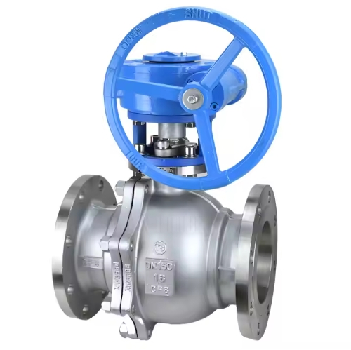FURUI Hot Sale ANSI/DIN/JIS/GB Class150/300 LB High Quality Turbine Manual Flange Ball Valve SS304/316