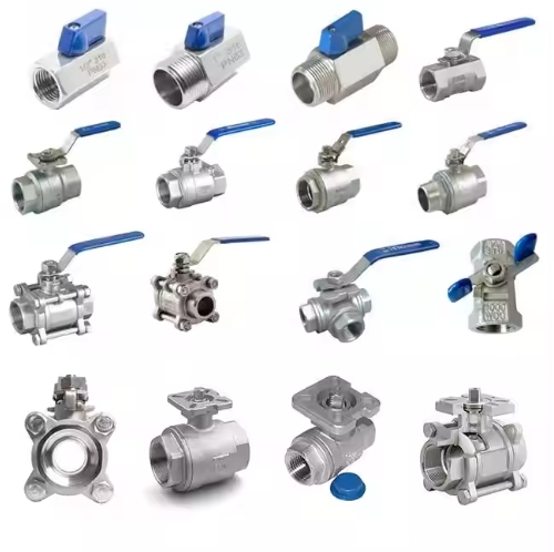 FURUI 1/2/3 Pieces Stainless Steel 304 316 Female NPT BSPT BSPP Hot Sales Manual Ball Valve